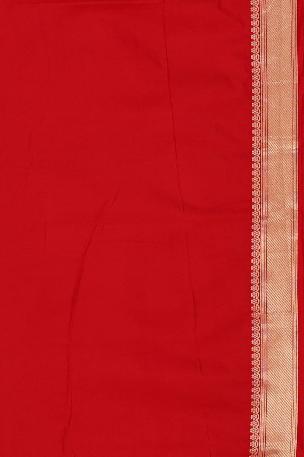 Image of Banarasi Silk Red Saree