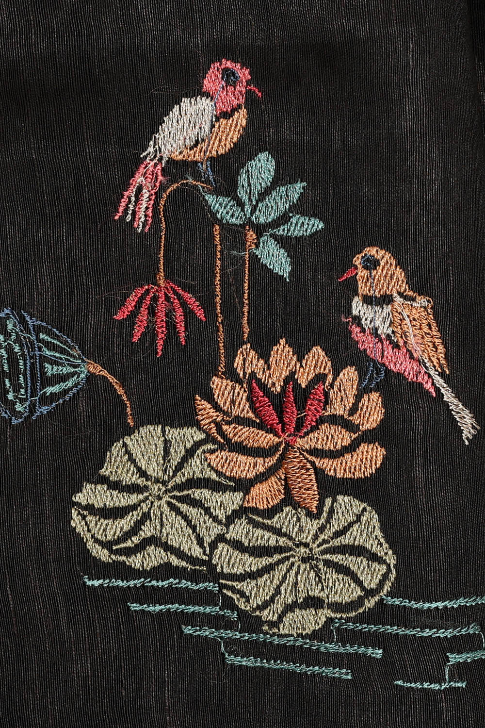 Image of Linen Silk Black Saree
