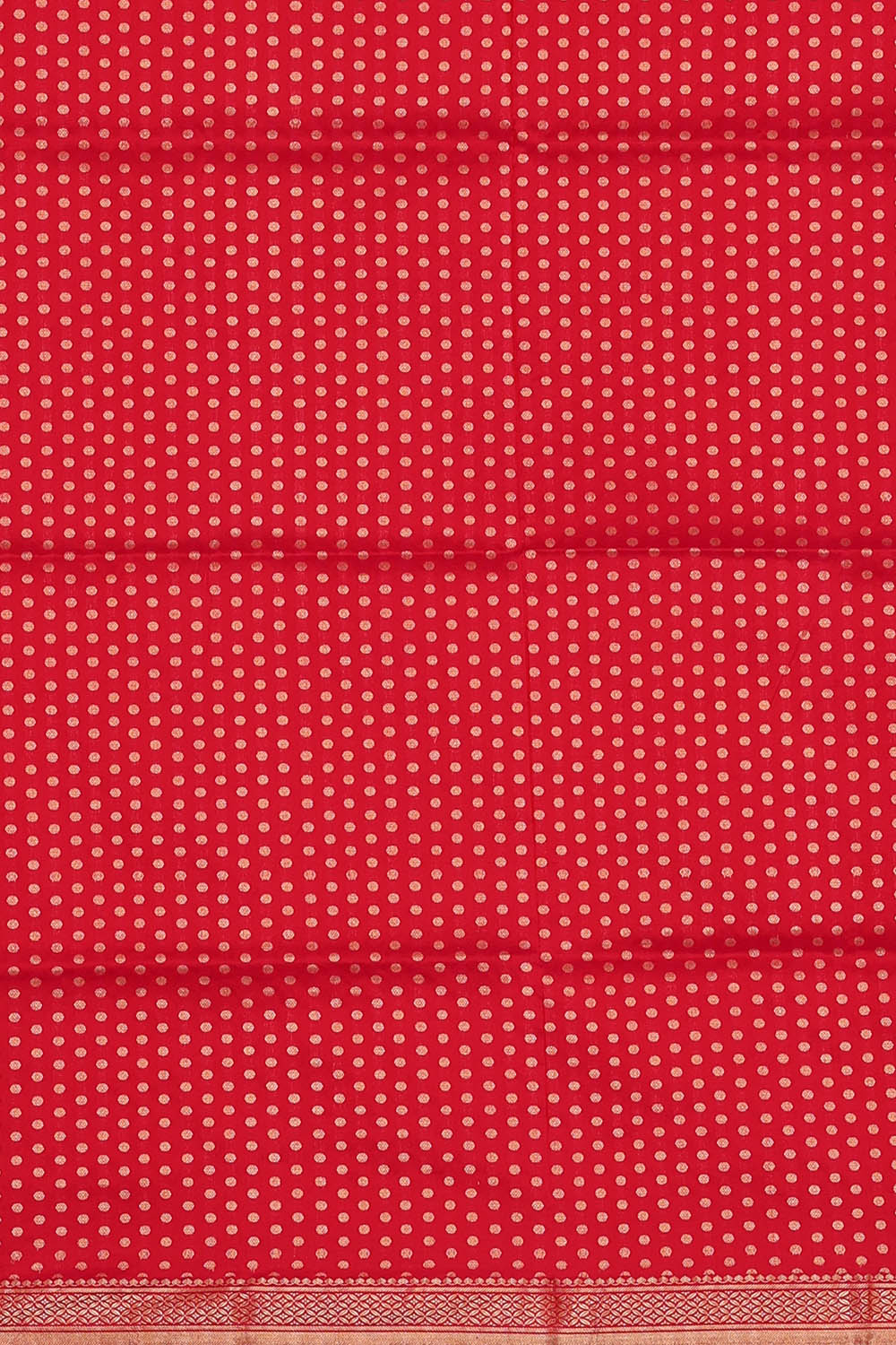 Image of Red Silk Cotton Saree