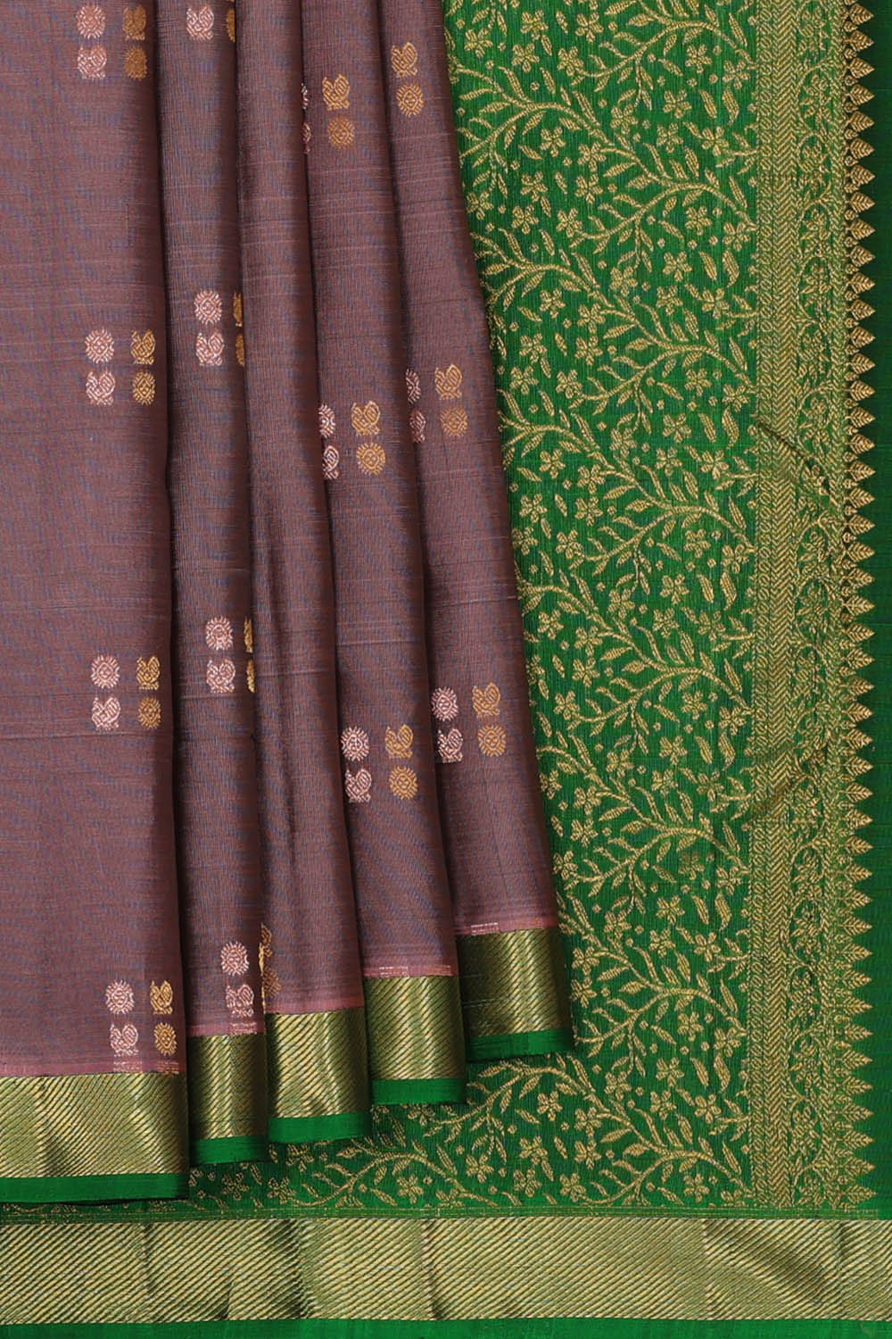 Image of Grey South Silk Saree