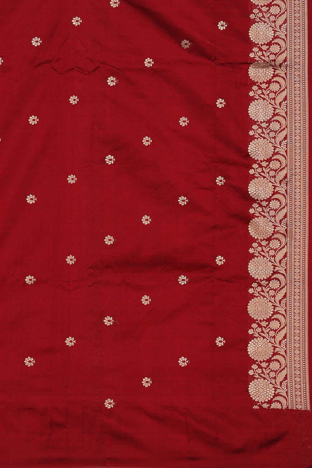 Image of Banarasi Silk Maroon Saree