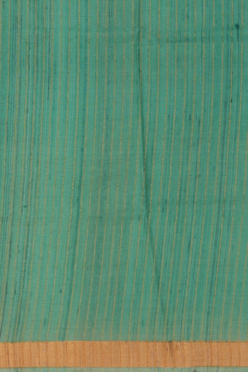 Image of Tussar Printed Blue Saree