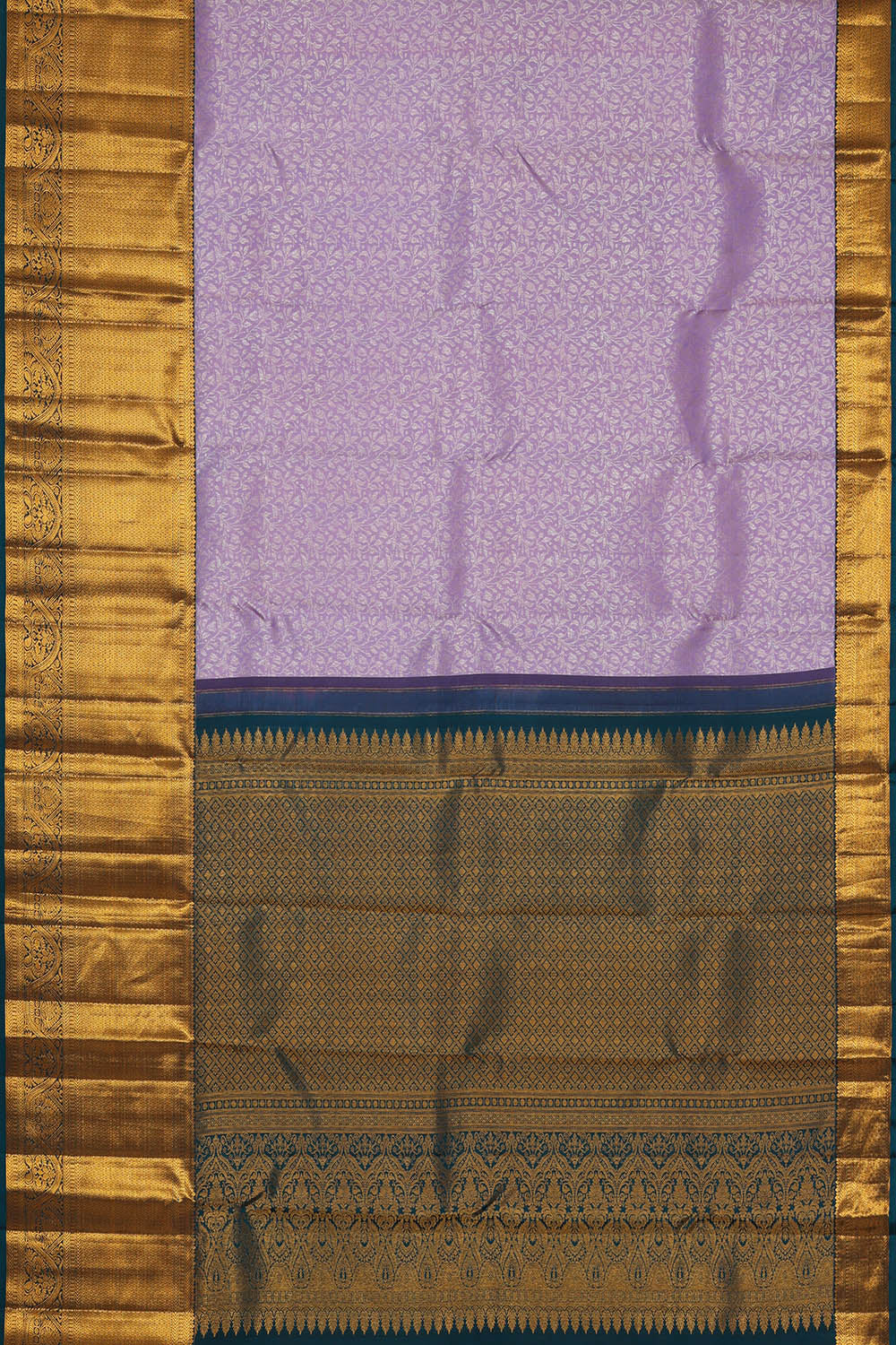 Image of Kanchipattu Silk Lavender Saree