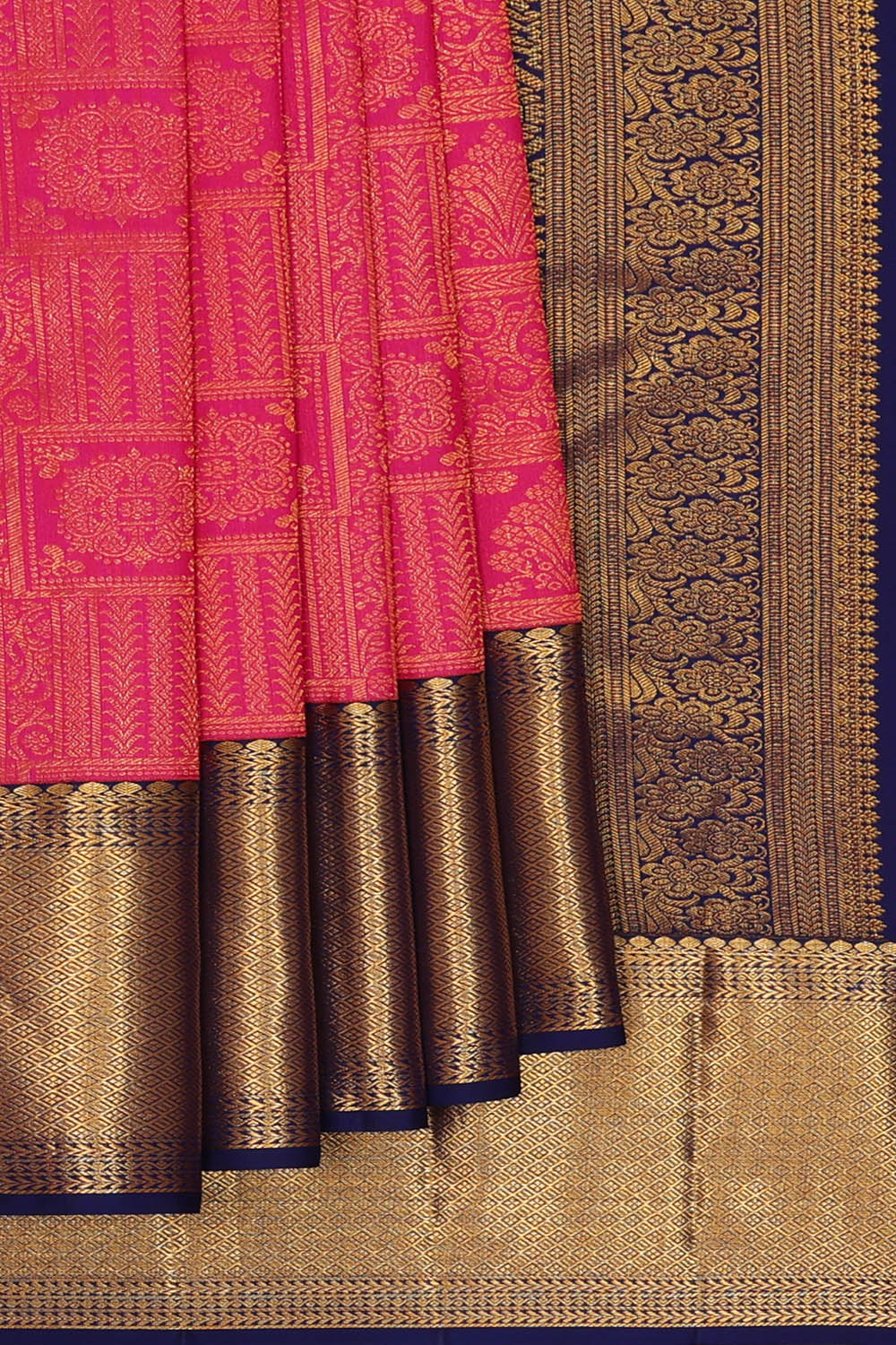 Image of Kanchipattu Silk Pink Saree