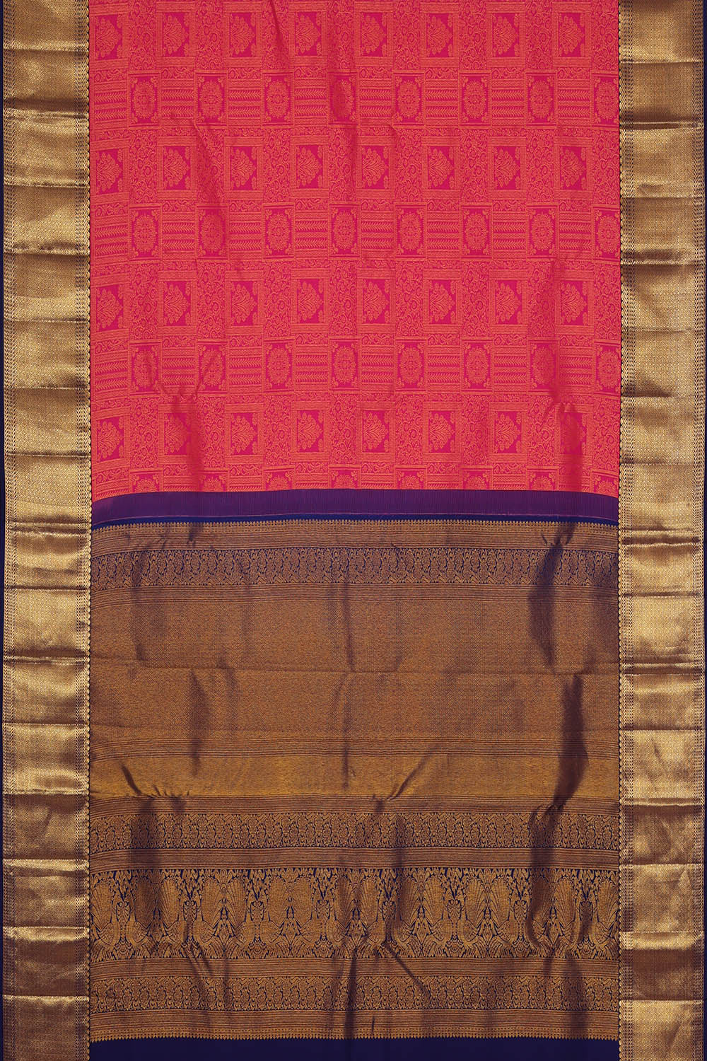 Image of Kanchipattu Silk Pink Saree