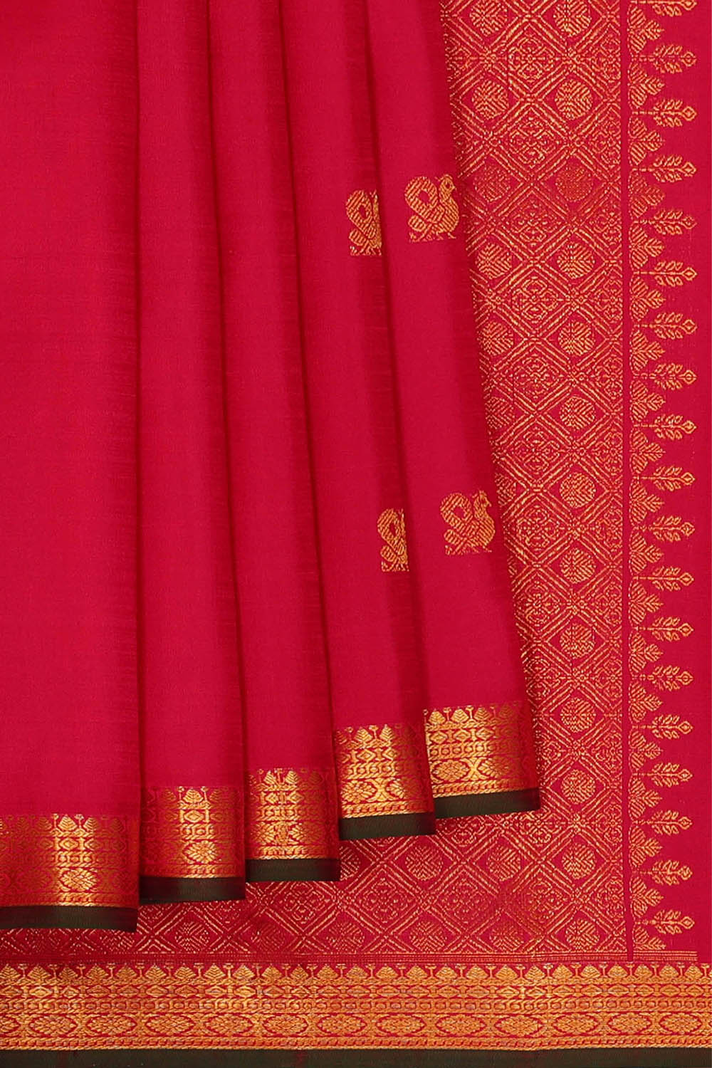 Image of Kanchipattu Silk Pink Saree