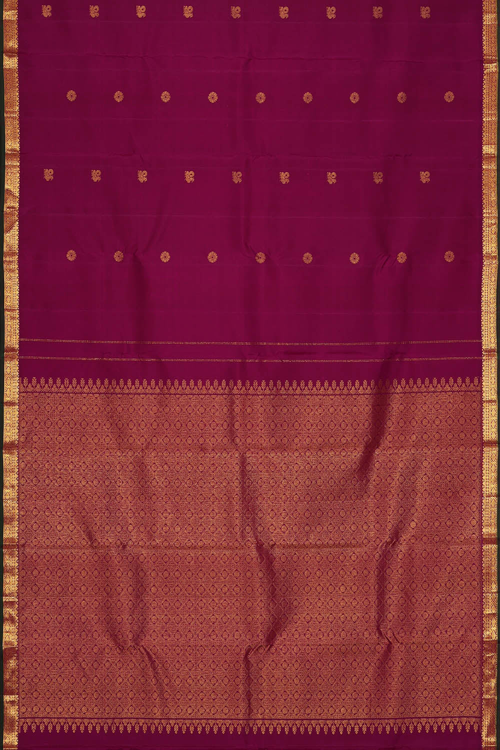 Image of Kanchipattu Silk Purple Saree