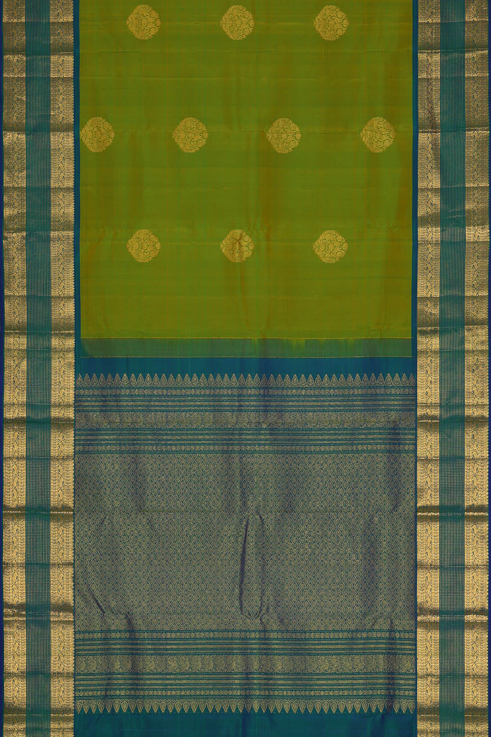Image of Kanchipattu Silk Green Saree