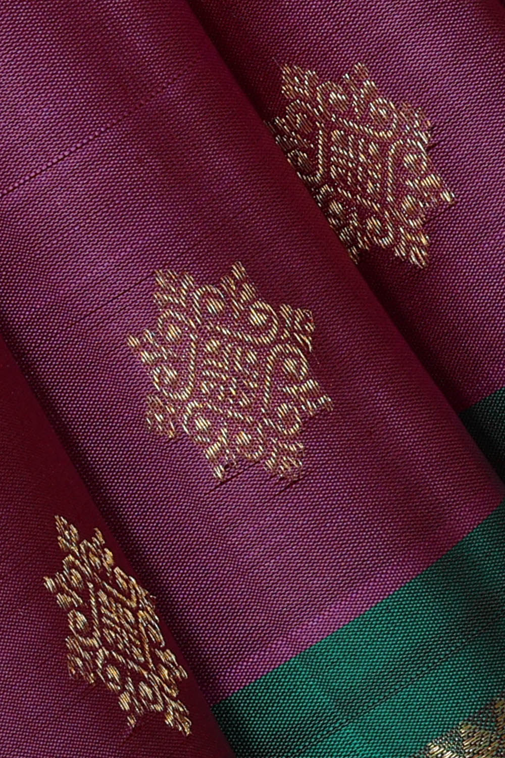 Image of Kanchipattu Silk Purple Saree