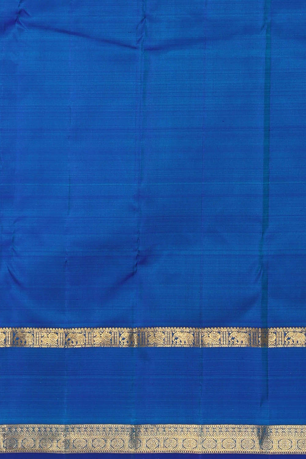 Image of Kanchipattu Silk Turquoise Blue Saree