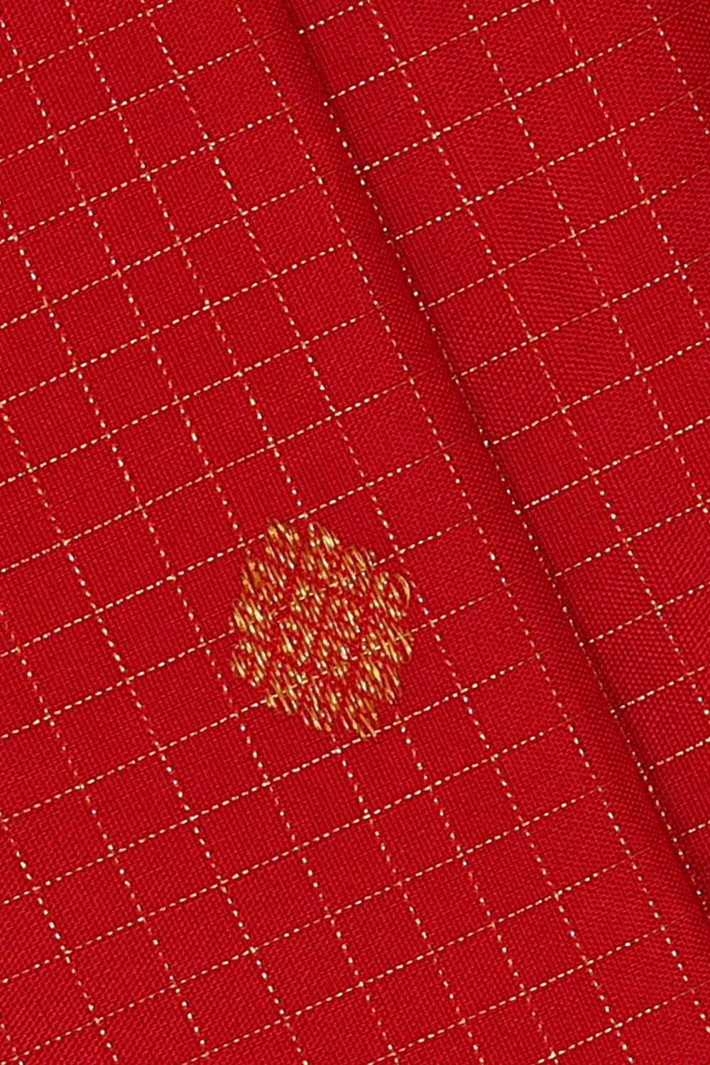 Image of Kanchipattu Silk Red Saree