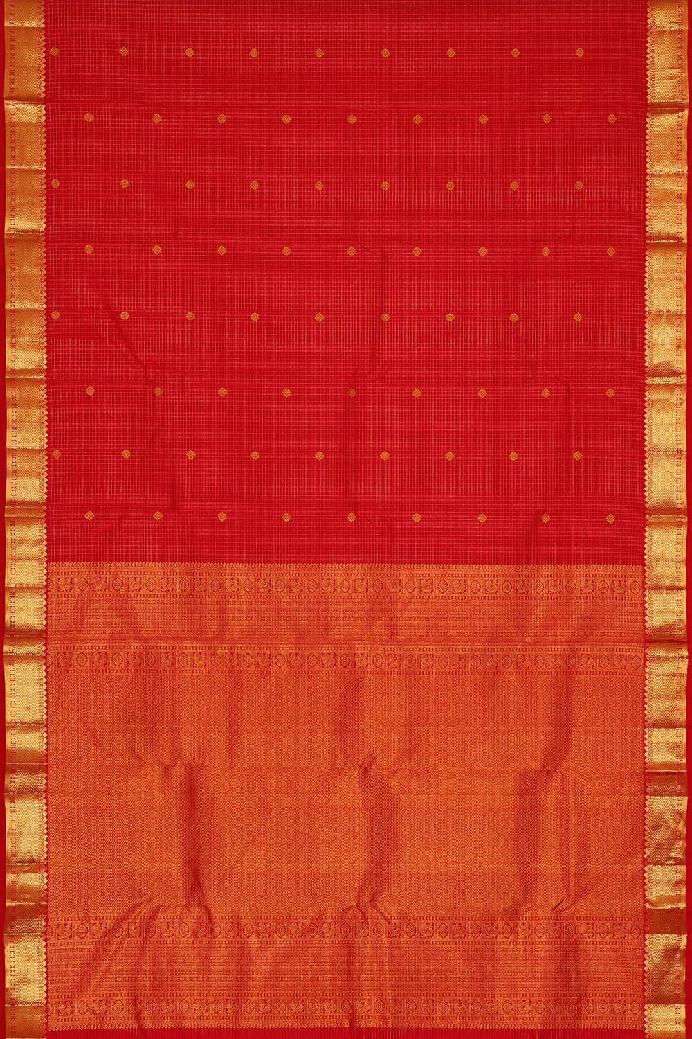Image of Kanchipattu Silk Red Saree