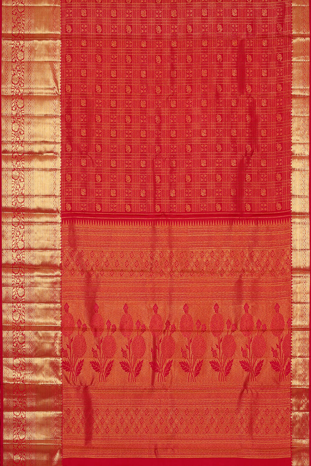 Image of Kanchipattu Silk Pink Saree