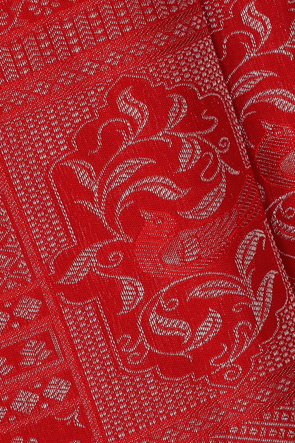 Image of Kanchipattu Silk Red Saree