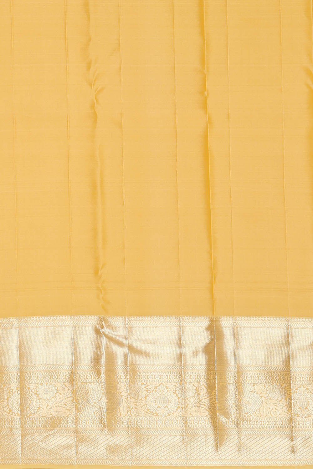 Image of Kanchipattu Silk Yellow Saree