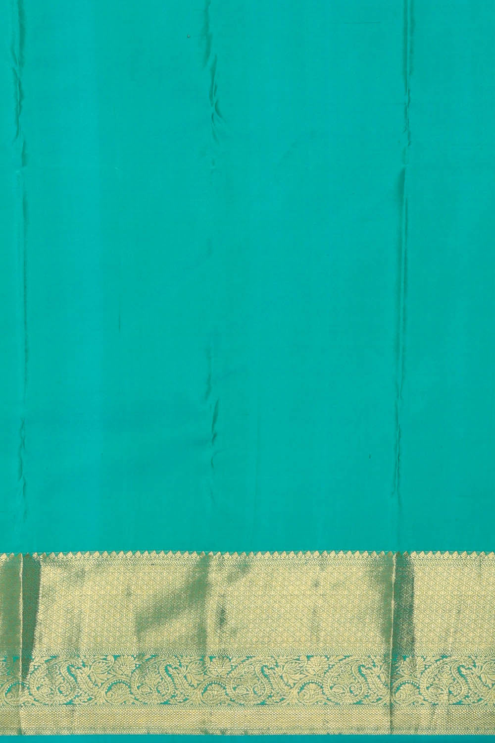 Image of Kanchipattu Silk Turquoise Blue Saree
