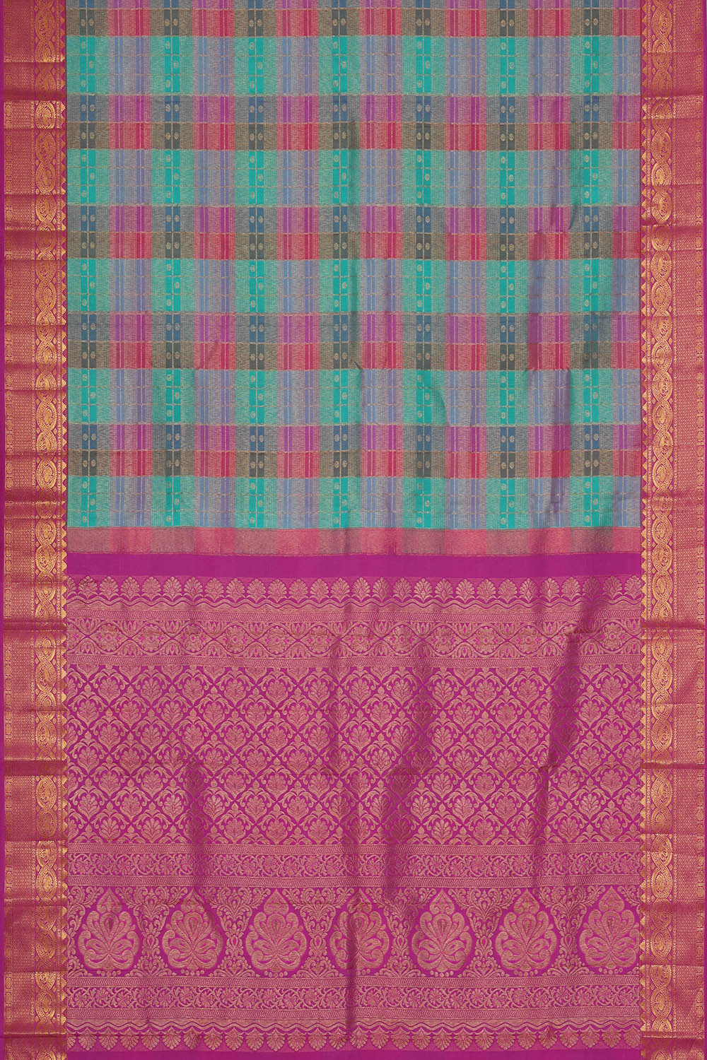 Image of Rangkat Kanchipattu Silk Saree