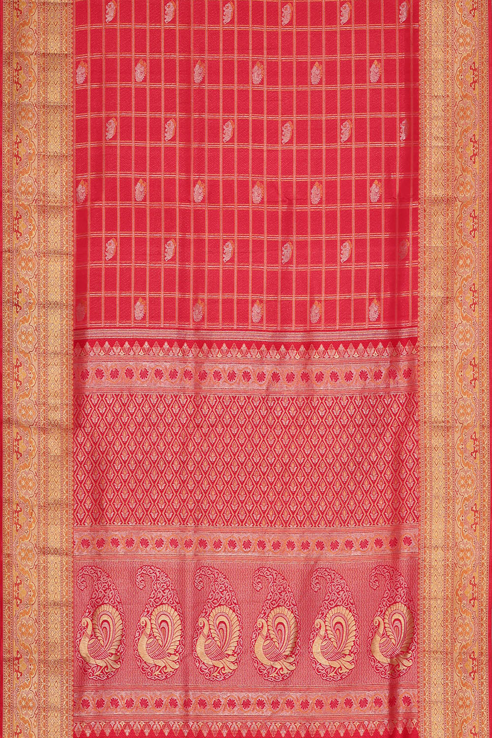 Image of Kanchipattu Silk Pink Saree