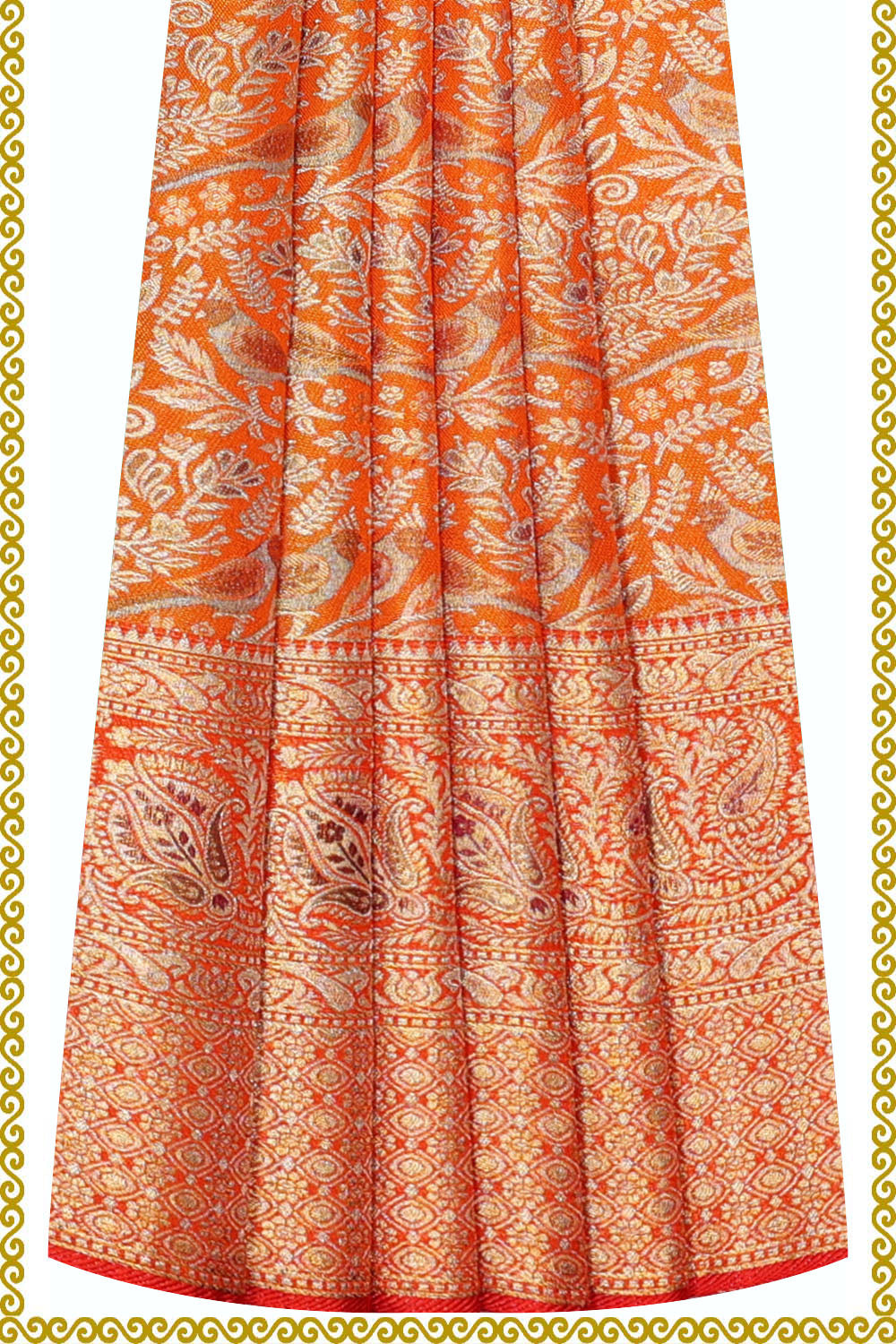 Image of Kanchipattu Pavada Unstitched Set