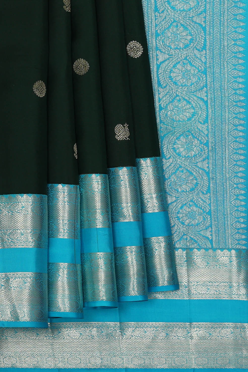 Image of Kanchipattu Silk Green Saree