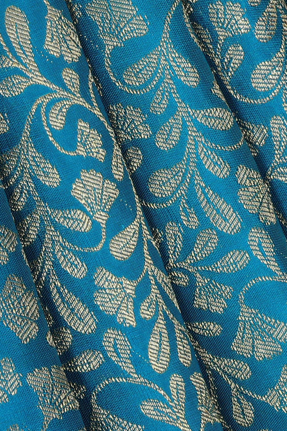 Image of Kanchipattu Silk Blue Saree