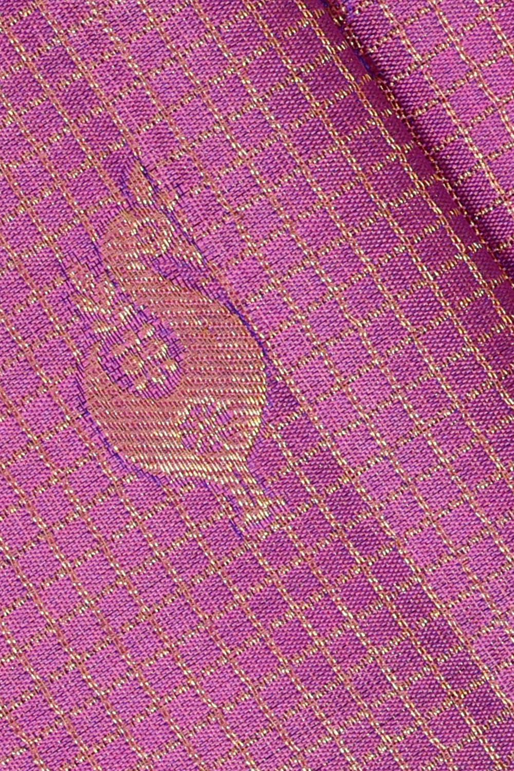 Image of Kanchipattu Silk Pink Saree