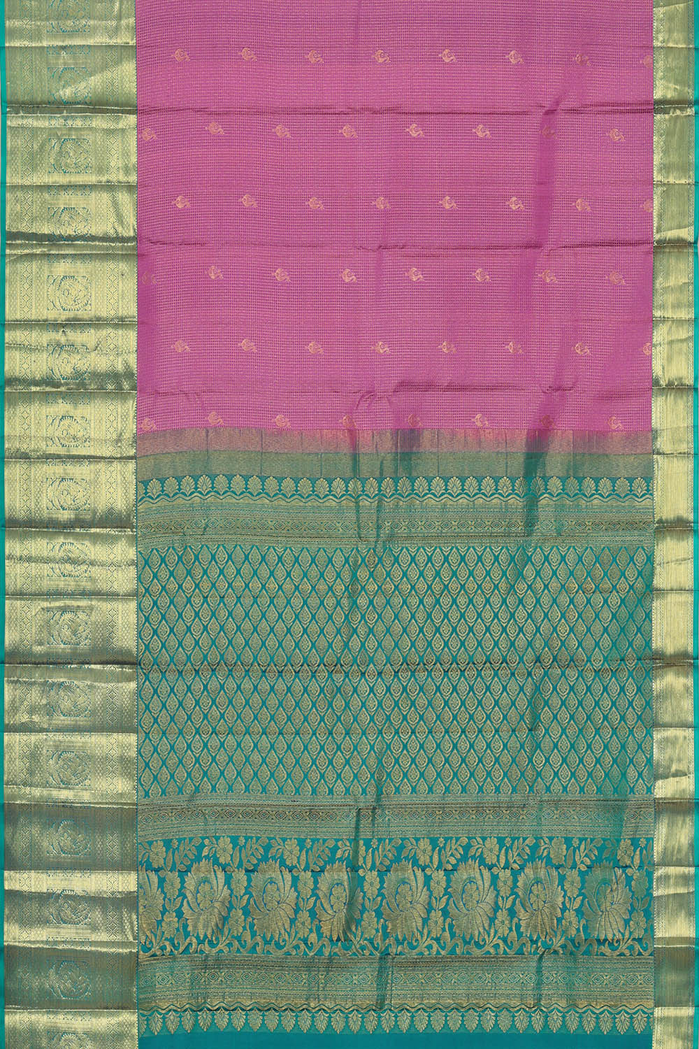 Image of Kanchipattu Silk Pink Saree