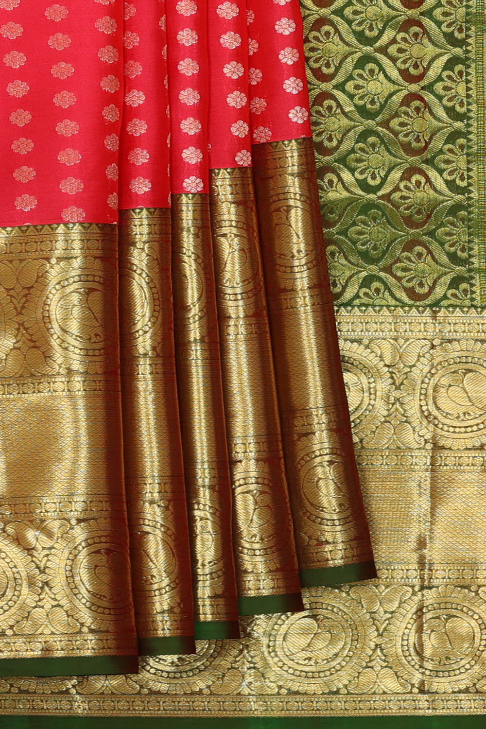 Image of Kanchipattu Silk Pink Saree