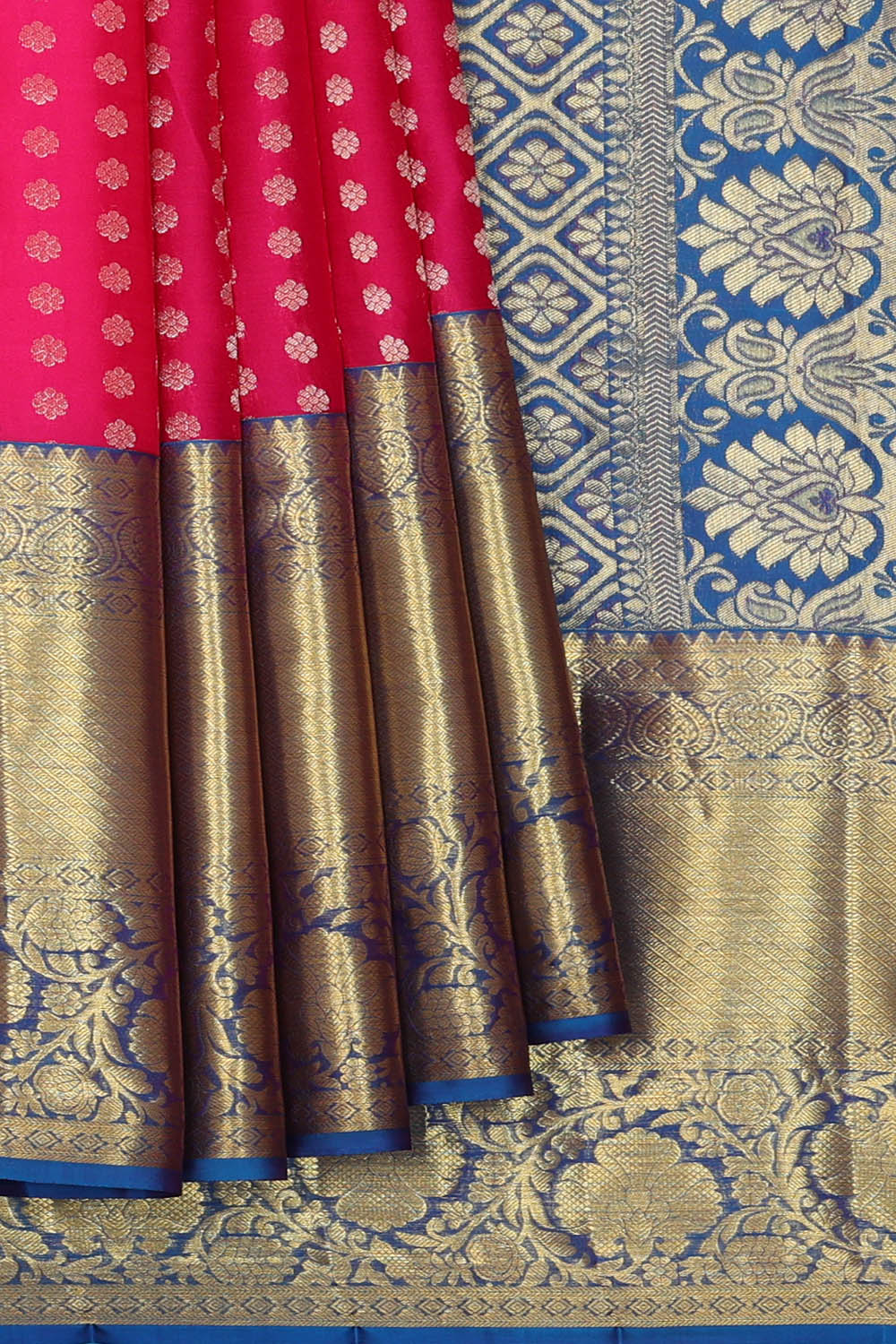 Image of Kanchipattu Silk Pink Saree