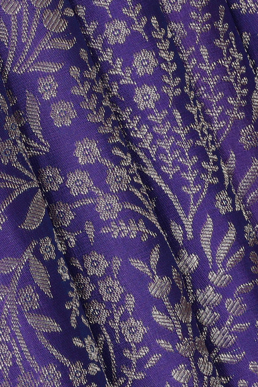 Image of Kanchipattu Silk Violet Saree