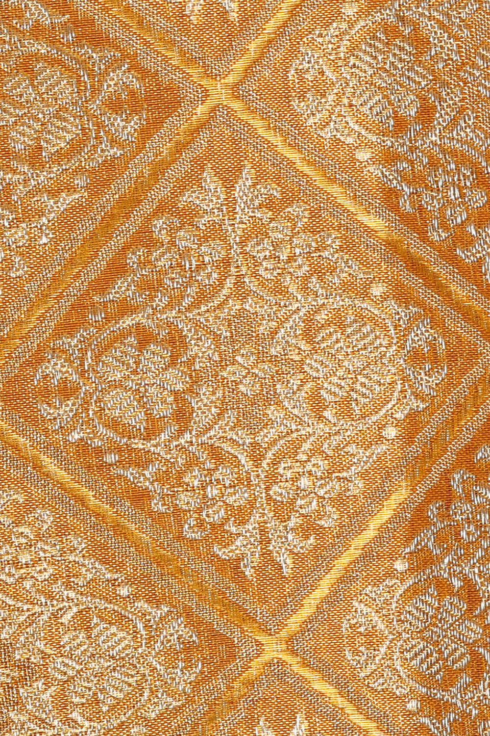 Image of Kanchipattu Tissue Silk Golden Saree