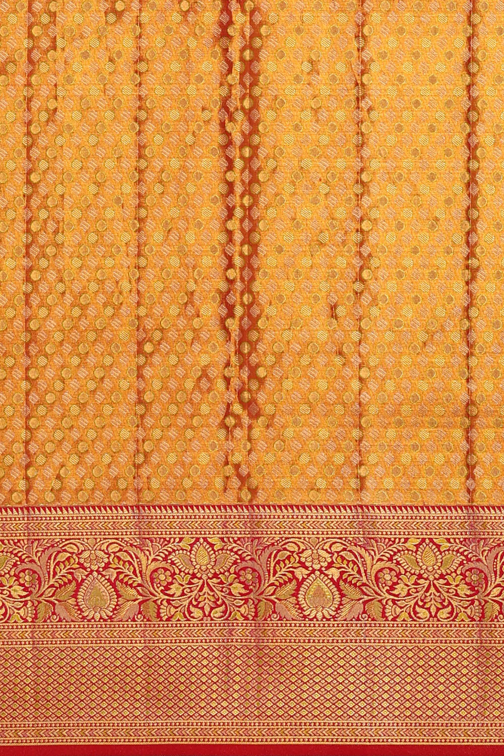 Image of Kanchipattu Tissue Silk Red Saree