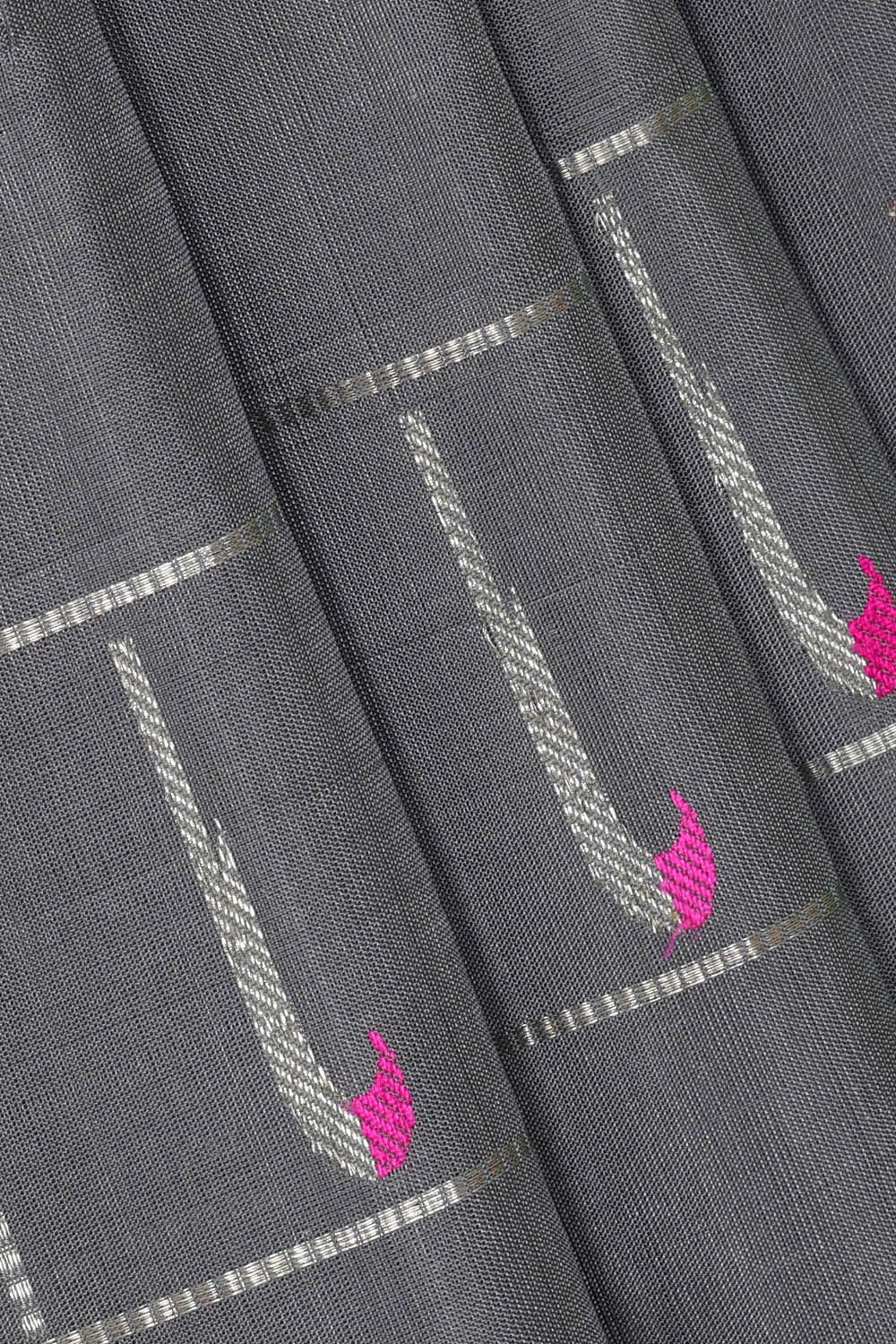 Image of Venkatagiri Silk Grey Saree