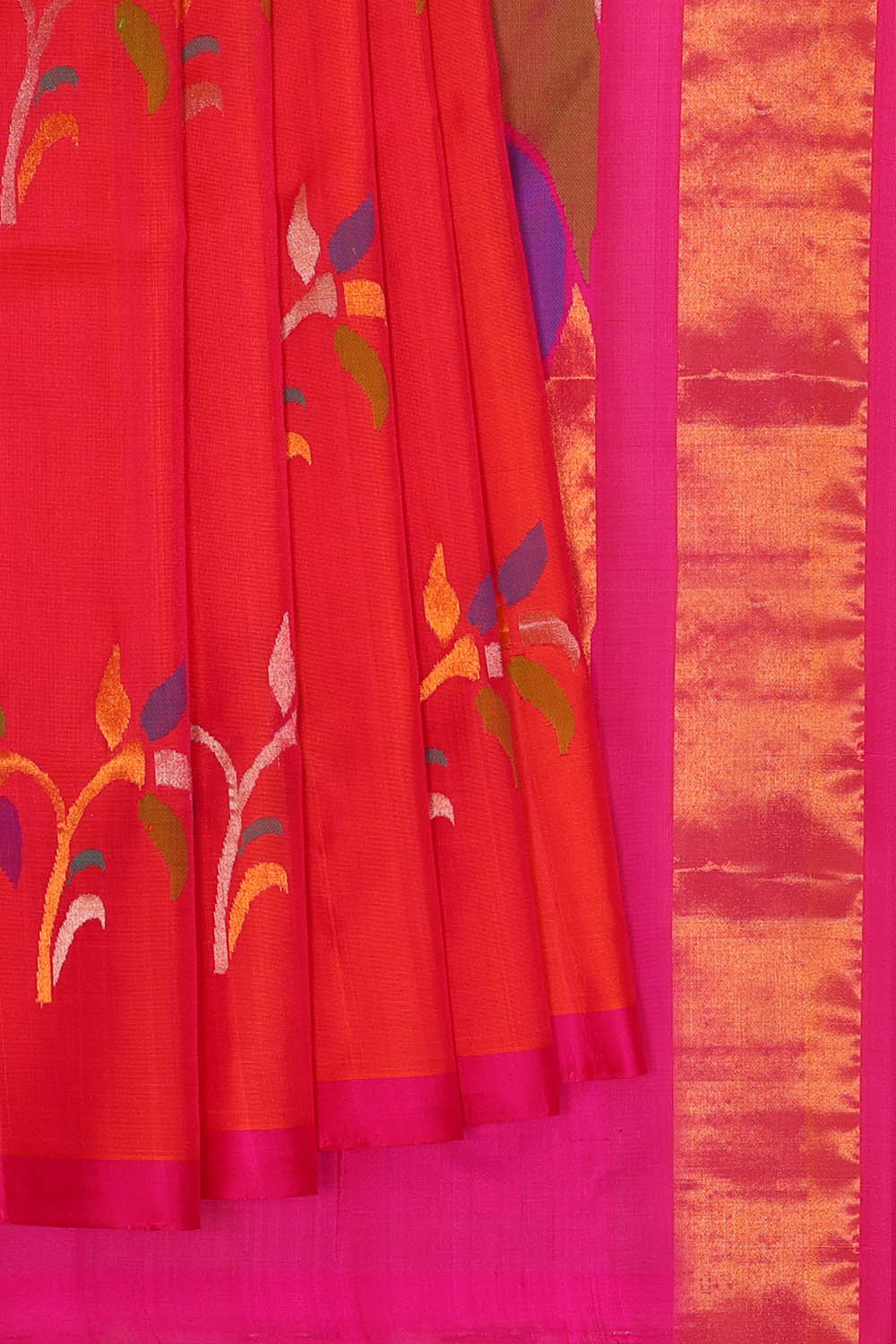 Image of Venkatagiri Silk Pink Saree