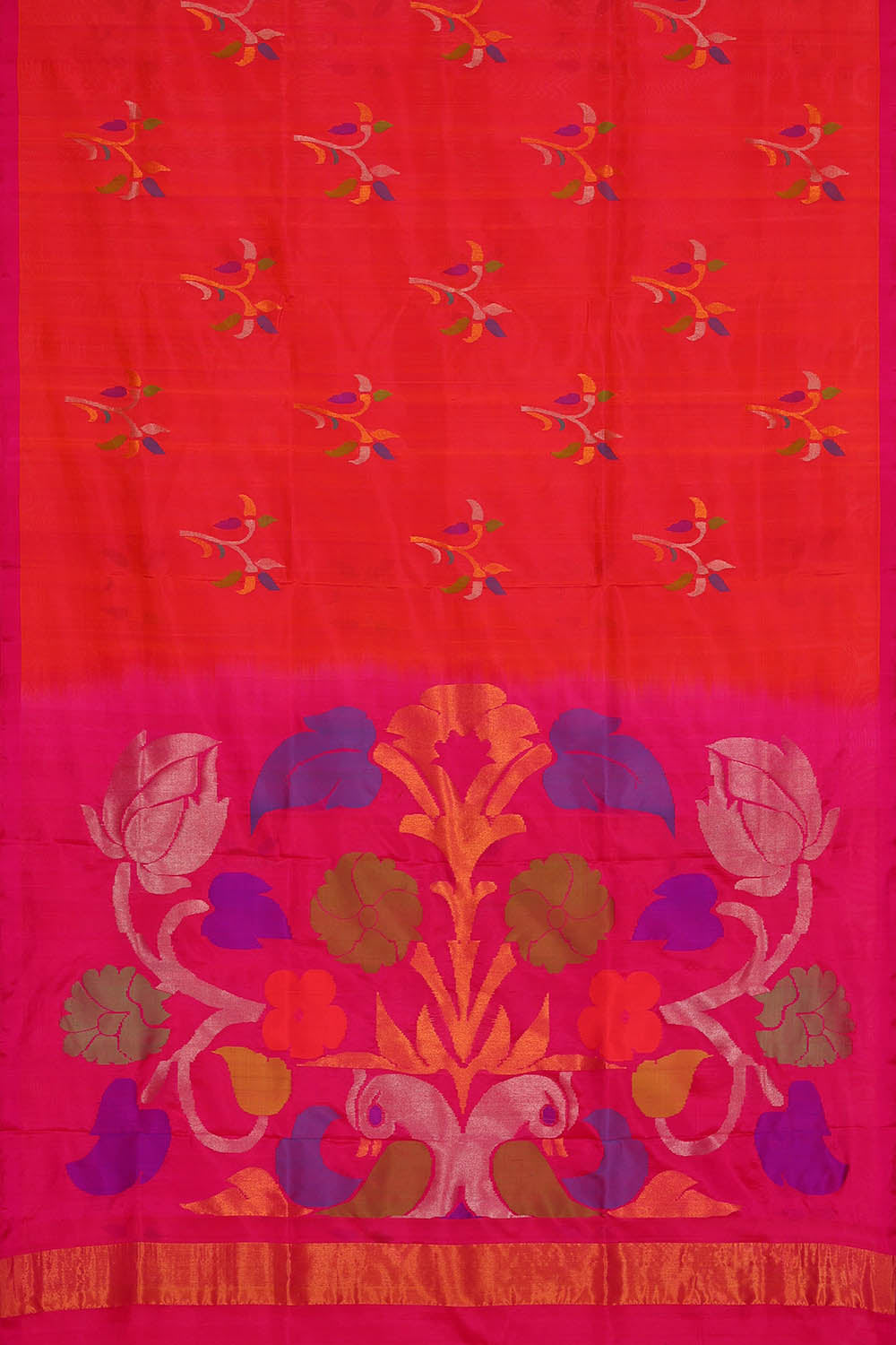 Image of Venkatagiri Silk Pink Saree