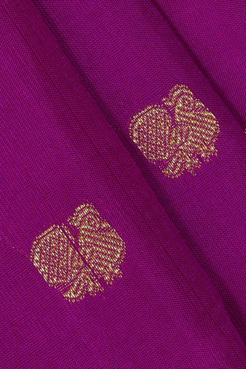 Image of Venkatagiri Silk Violet Saree