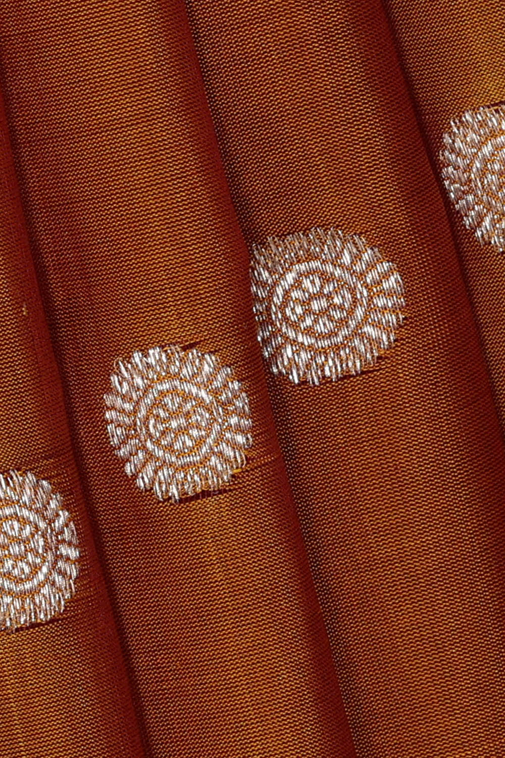 Image of Venkatagiri Silk Brown Saree