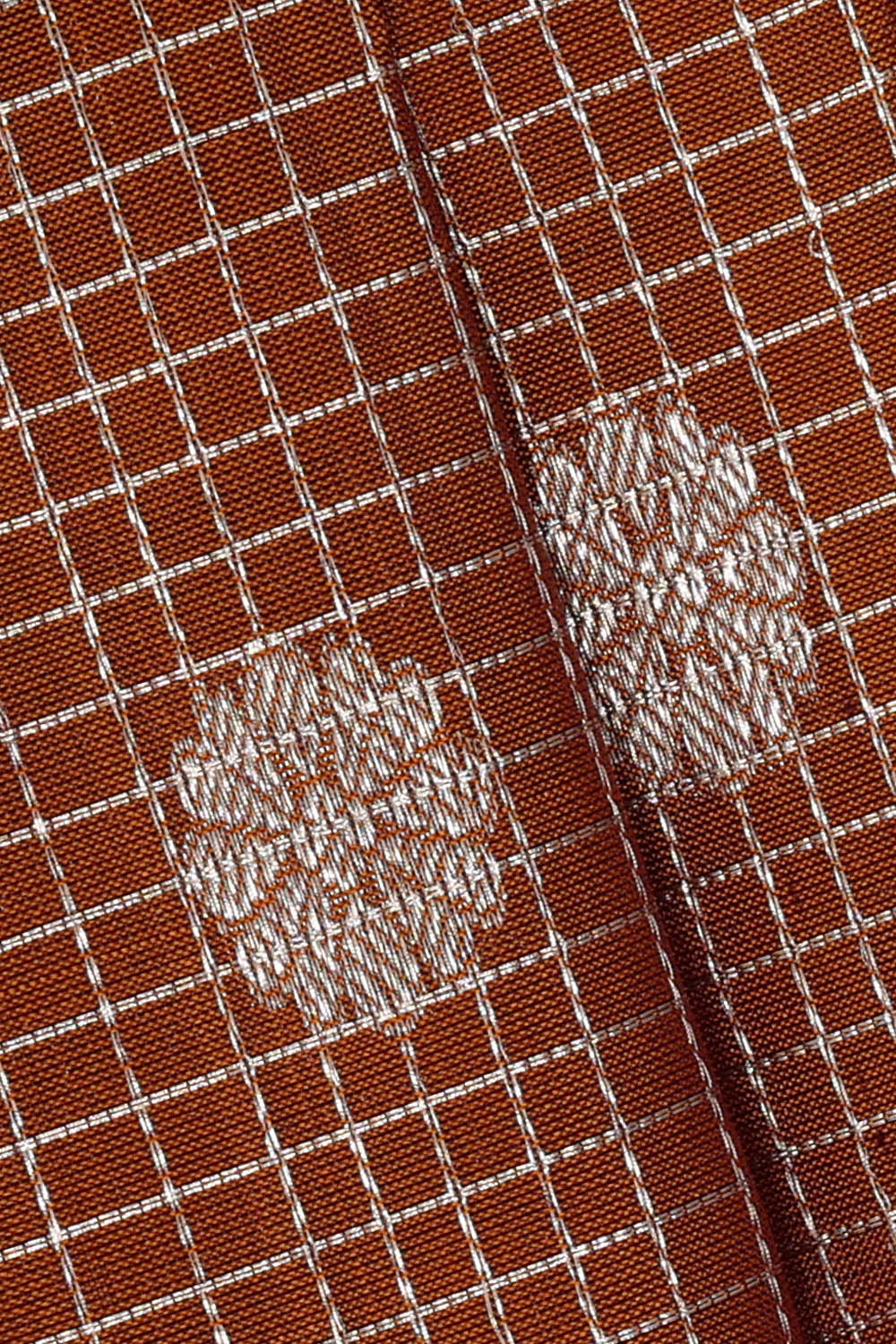 Image of Venkatagiri Silk Brown Saree