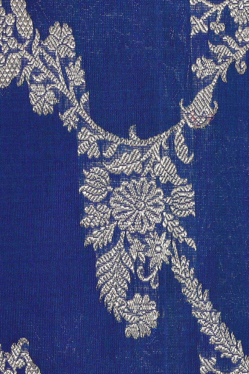 Image of Venkatagiri Silk Blue Saree