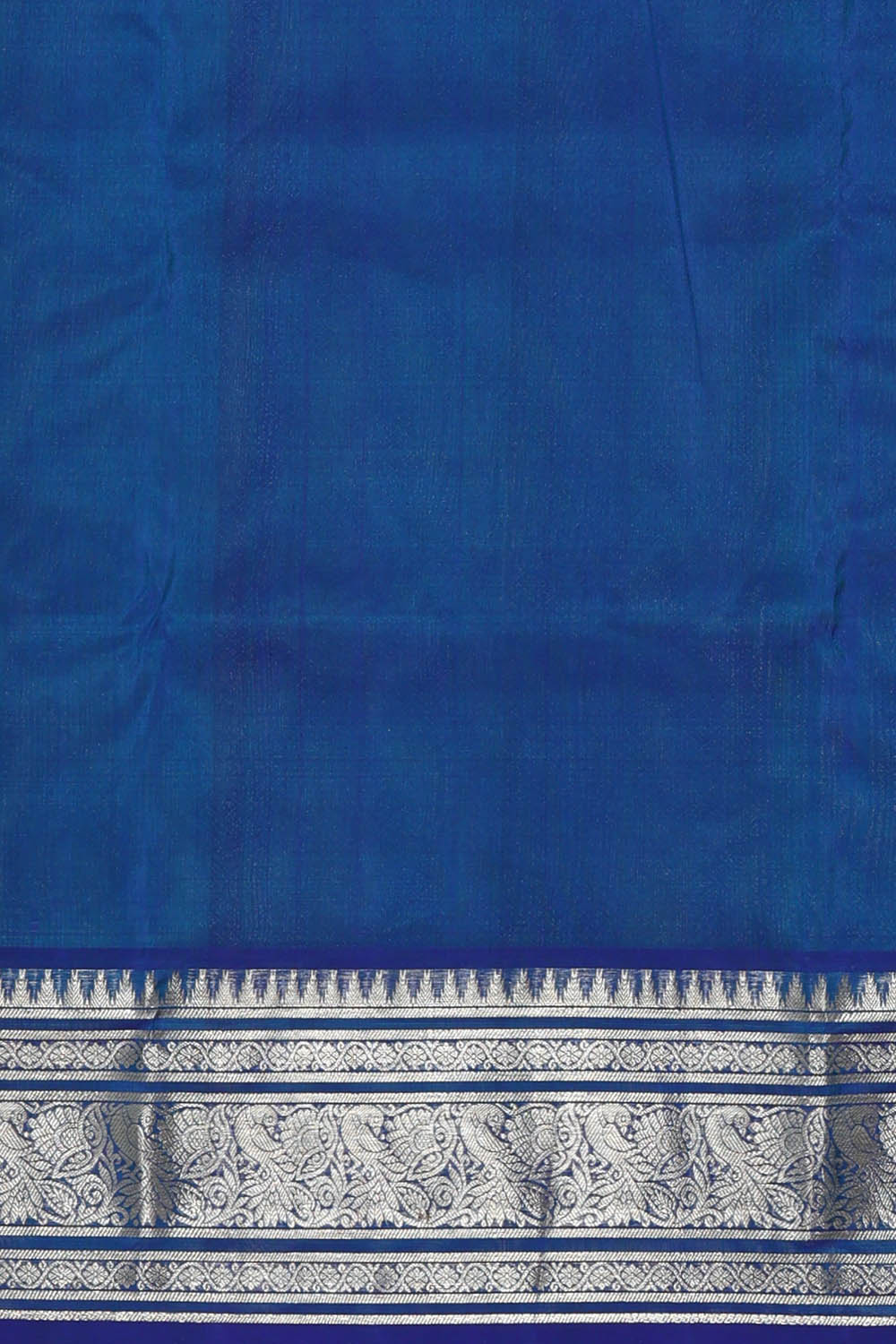 Image of Venkatagiri Silk Blue Saree