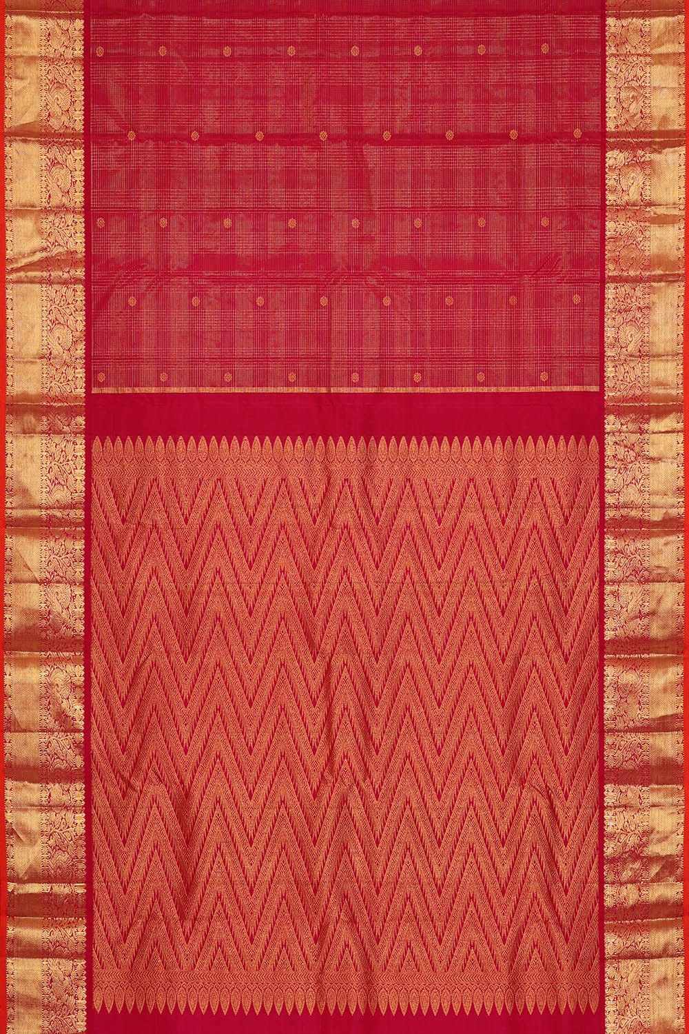 Image of Kanchipattu Silk Pink Saree
