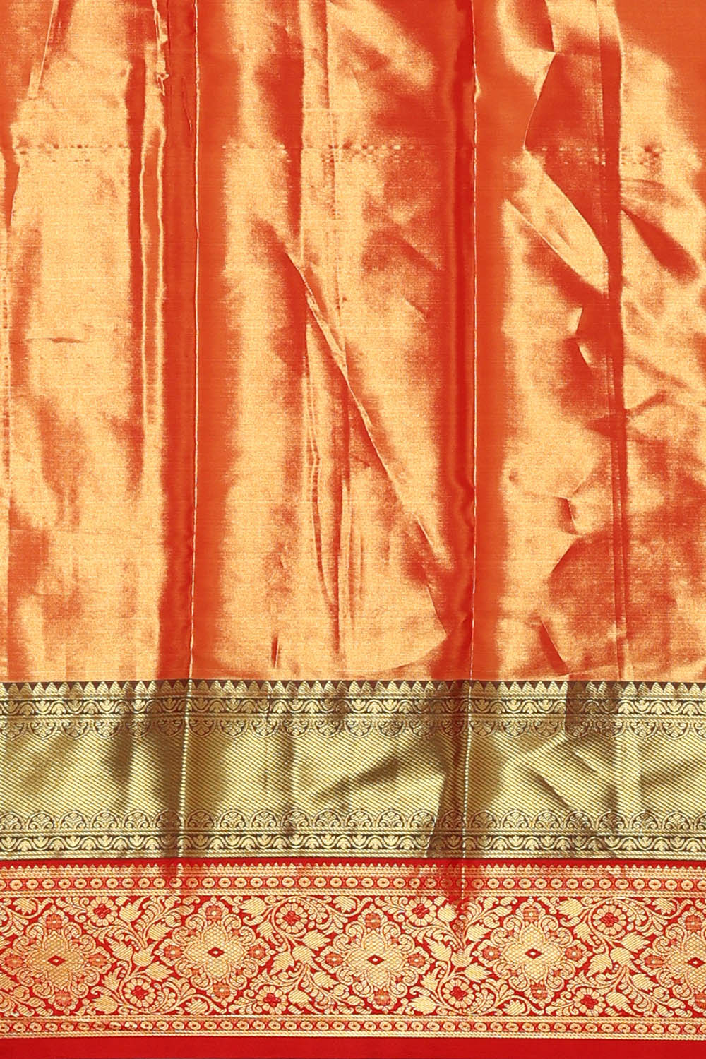 Image of Kanchipattu Tissue Brocade Silver Blue Saree