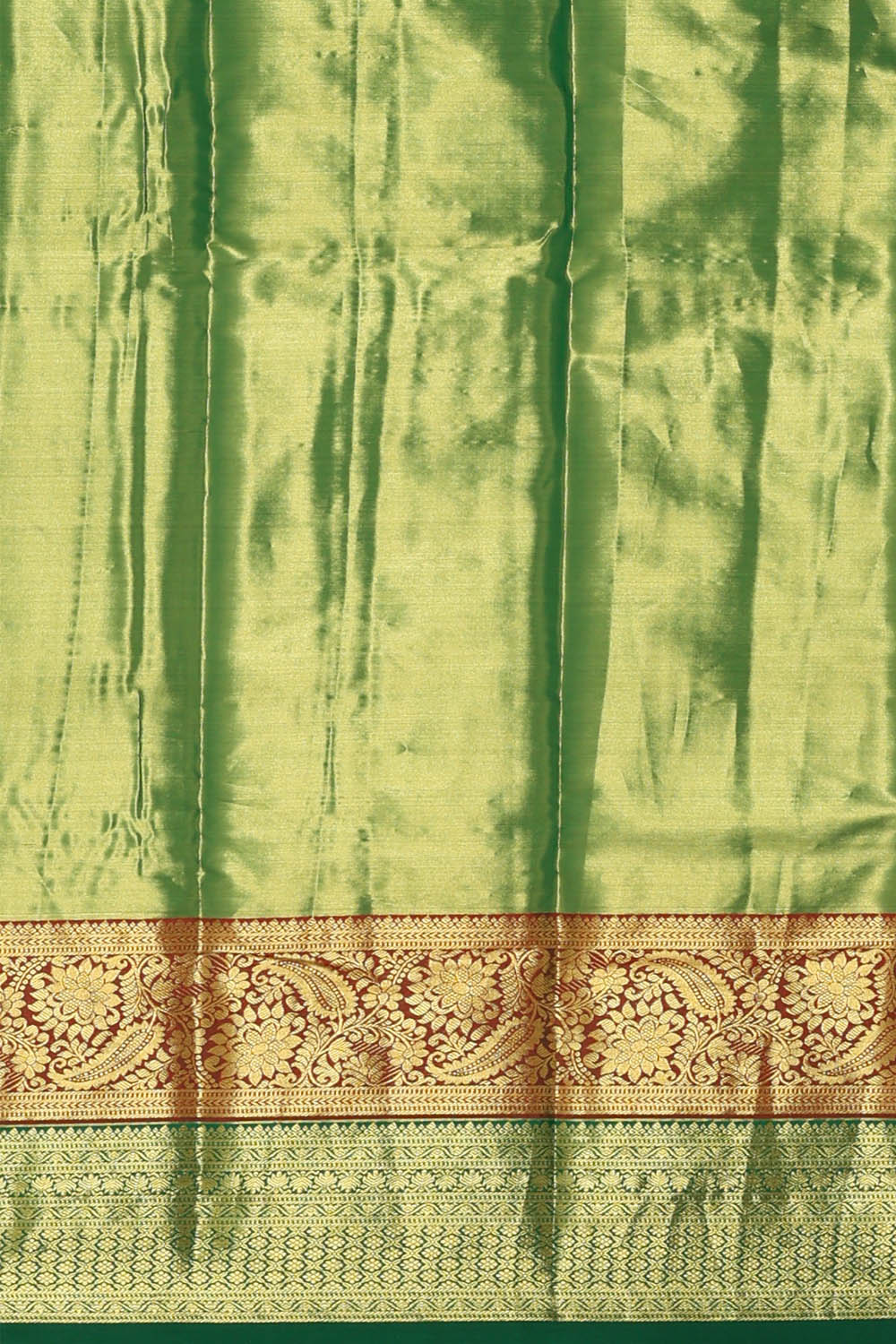 Image of Kanchipattu Tissue Brocade Blue Saree