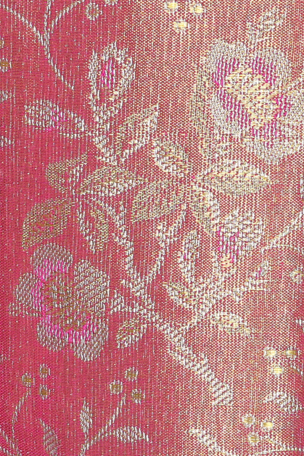 Image of Kanchipattu Tissue Brocade Pink Saree
