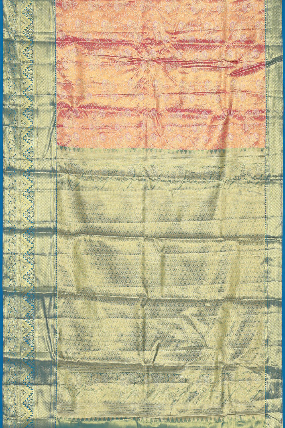 Image of Kanchipattu Tissue Brocade Pink Saree