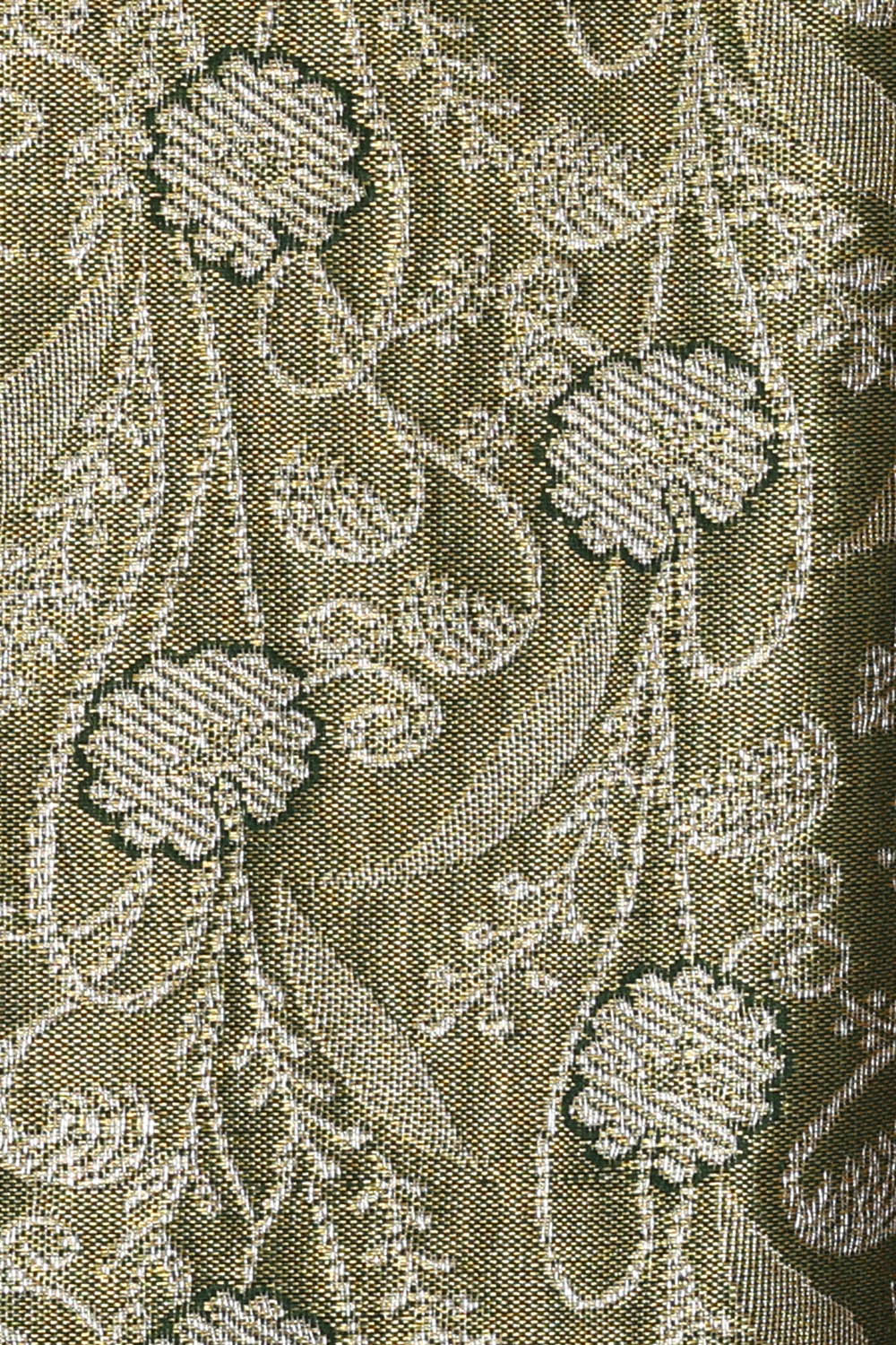 Image of Kanchipattu Tissue Brocade Green Saree