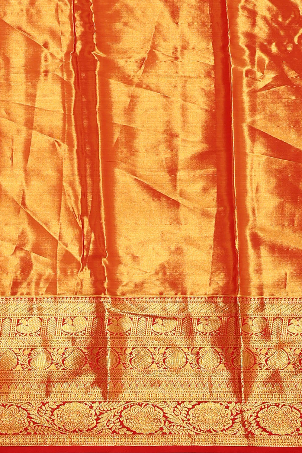 Image of Kanchipattu Tissue Brocade Silver Blue Saree