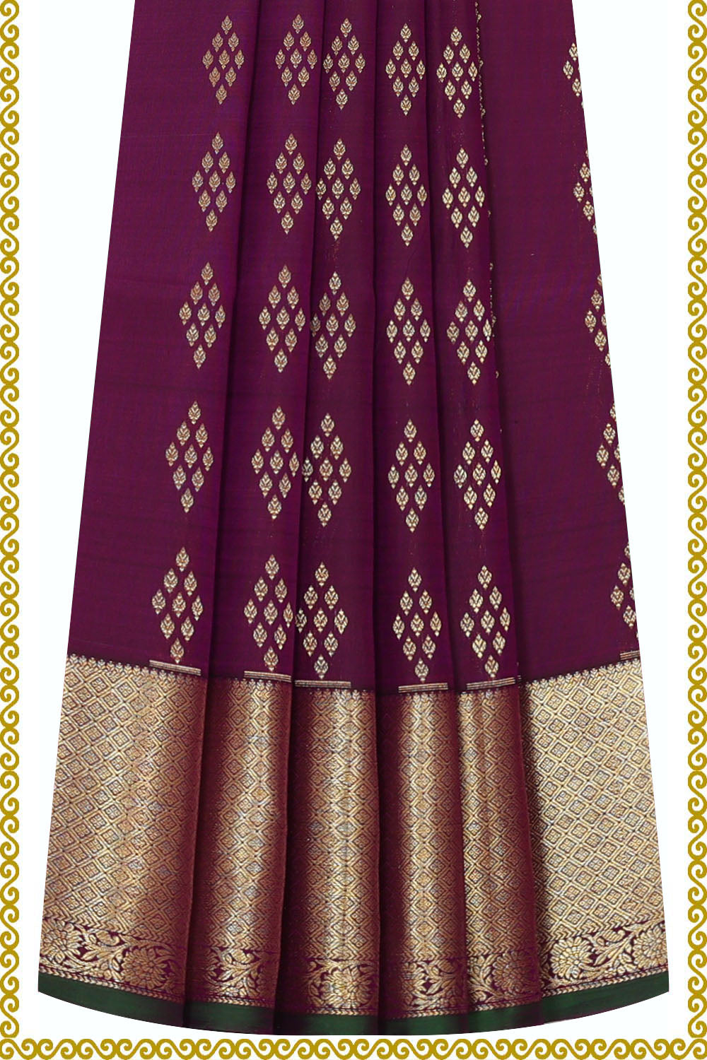 Image of Kanchipattu Pavada Unstitched Set