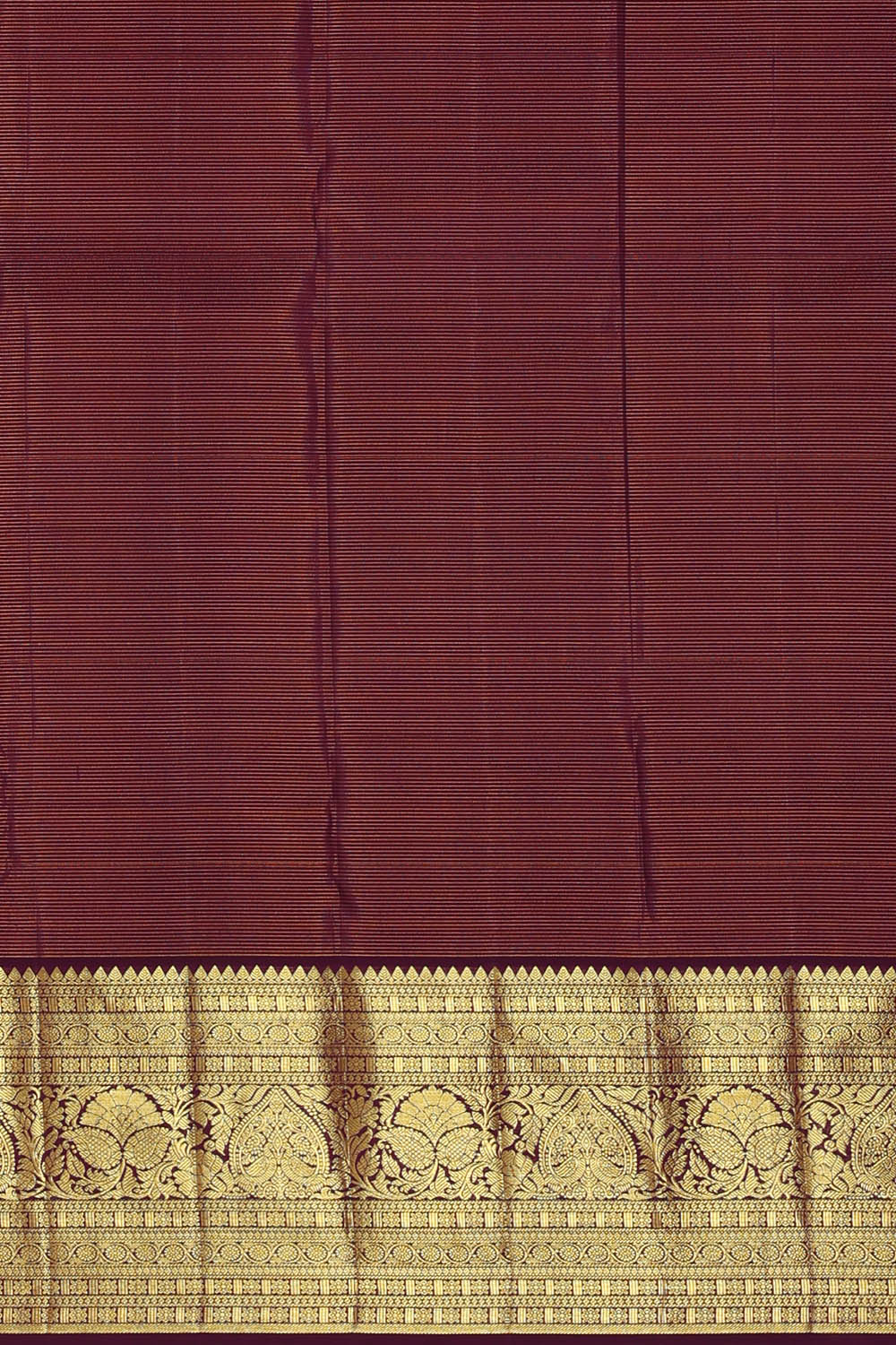 Image of Kanchipattu Silk Dark Violet Saree