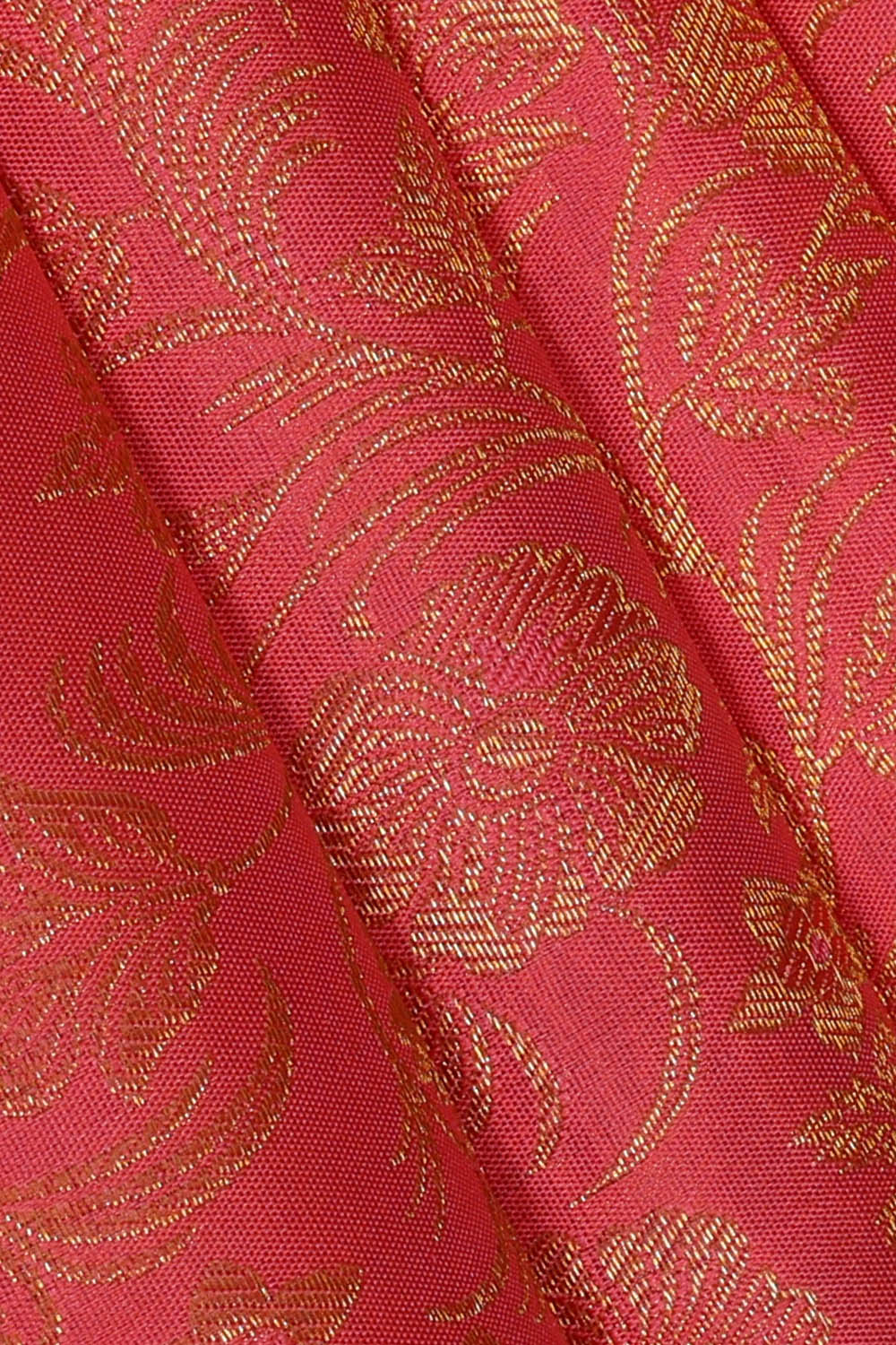 Image of Kanchipattu Silk Peach Pink Saree